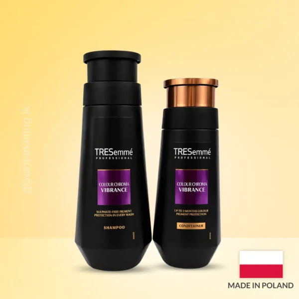 TRESemme Colour Chroma Vibrance Shampoo + Conditioner in Sri Lanka At glowmarketing.lk