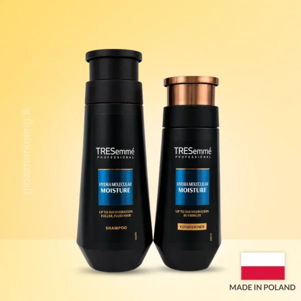 TRESemme Hydra Molecular Moisture Shampoo + Conditioner in Sri Lanka At glowmarketing.lk