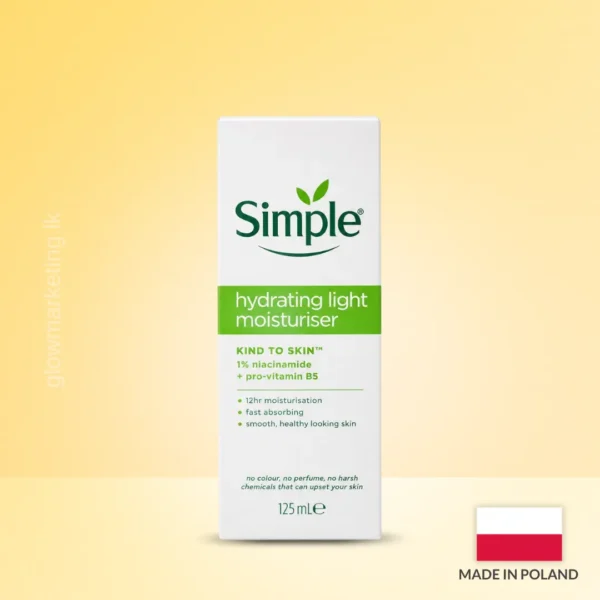 Simple Hydrating Light Moisturiser 125ml In Sri Lanka At glowmarketing.lk
